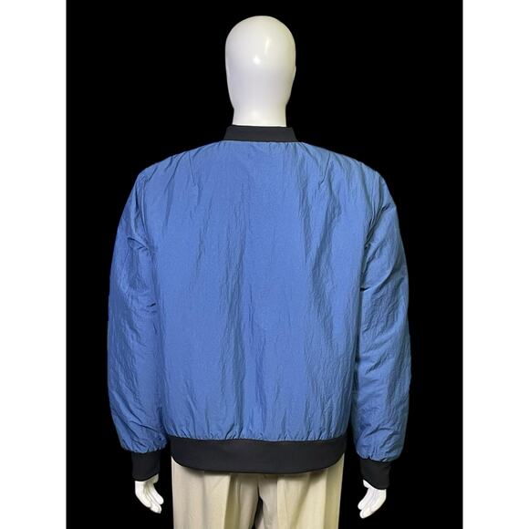 FLX Lightweight Bomber Jacket City Denim Blue Size XL New with Tag - Picture 4 of 9